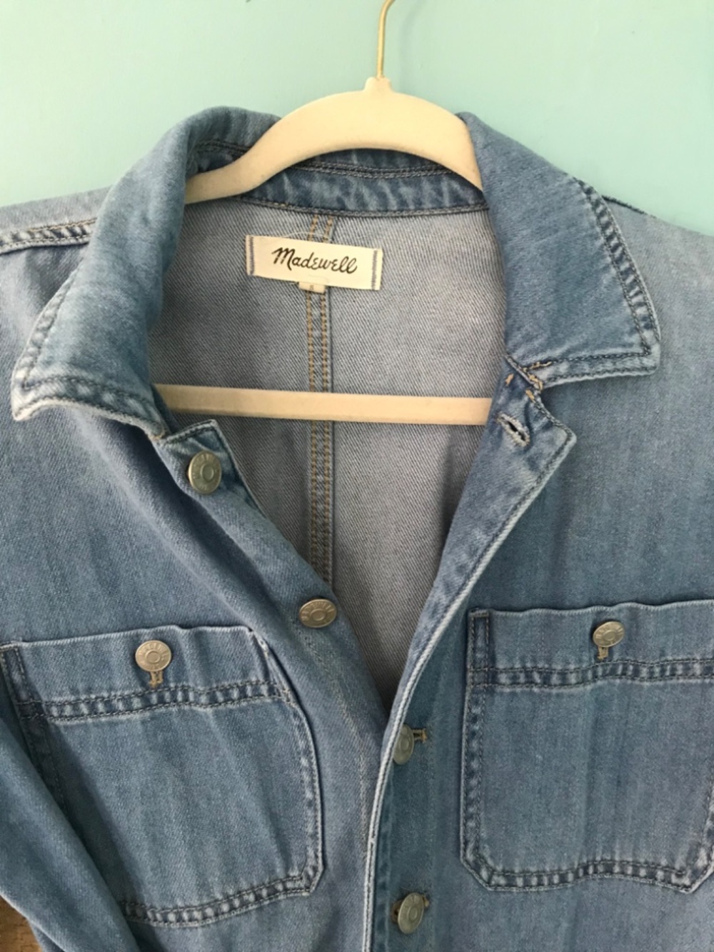 Madewell denim jumper - Picture 2 of 5